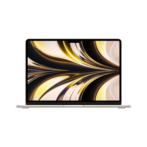 Apple MacBook Air - M2 - M2 10-core GPU - 8 GB RAM - 512 GB SSD - 13.6" IPS 2560 x 1664 (WQXGA) - Wi-Fi 6 - starlight - tast: italiana